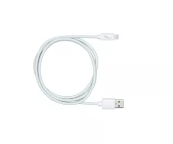 USB A to Lightning cable 0.5m, white, DINIC Box